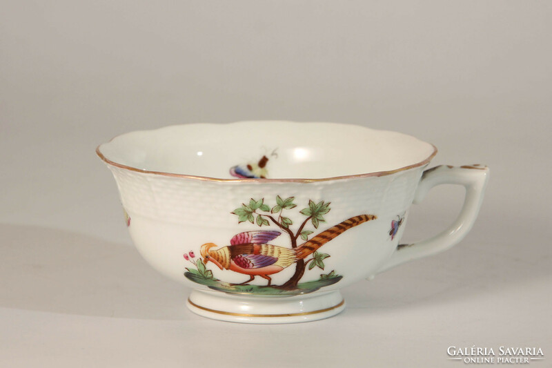 Antique Herend pheasant pattern tea cup 1943. | Pheasant bird cup with bottom