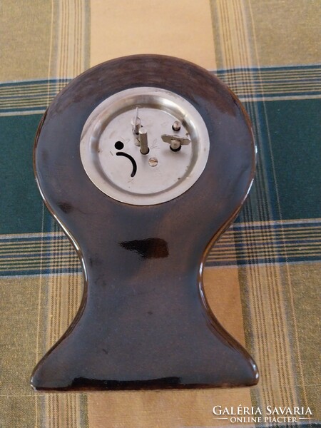 Antique jeliettnporcelain mantel clock