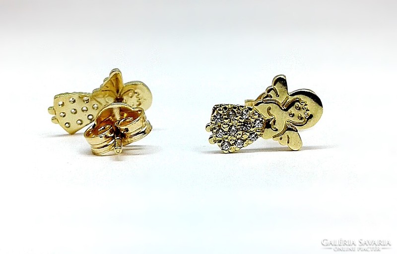 Angelic gold earrings (zal-au106039)