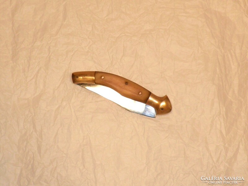 Old curved knife, with new blade, Bodnár blade. From collection.