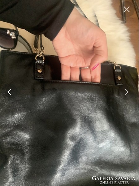 Michael Kors fekete bőr táska