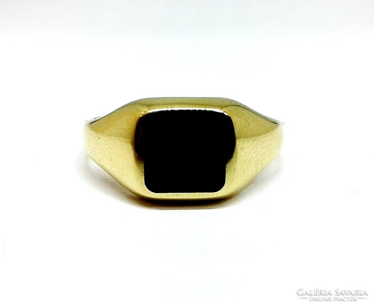 Köves arany pecsétgyűrű (ZAL-Au124476)