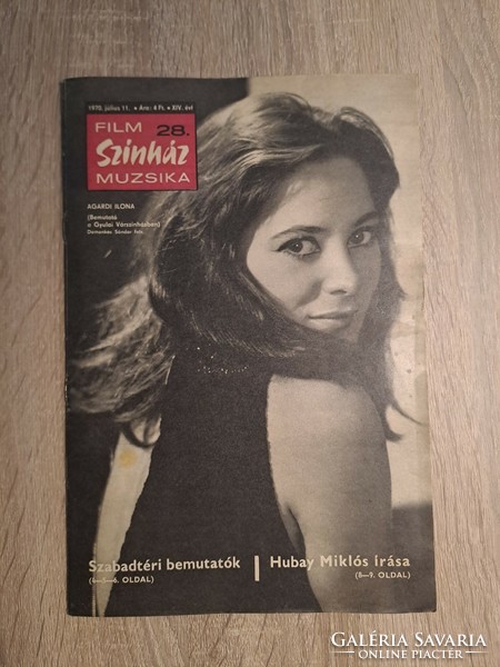 1970. július 11. FILM Színház MUZSIKA újság