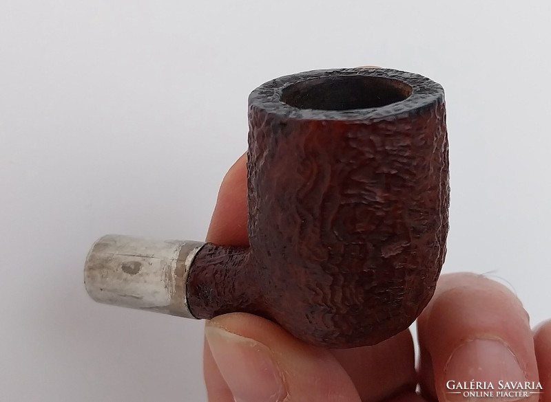 Dunhill tanshell 250 f/t vintage pipe with silver ring without stem