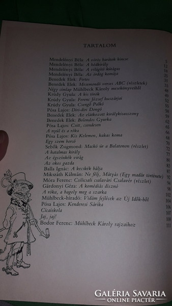 1985. Bodor Ferenc - Nagymama képeskönyve mese könyv a képek szerint MINERVA 2.