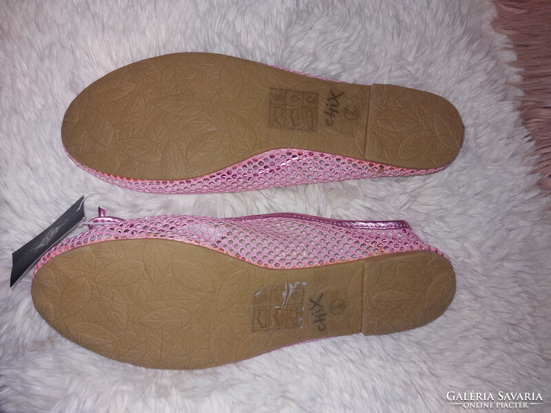 Chix 39 pink bow shoes. New