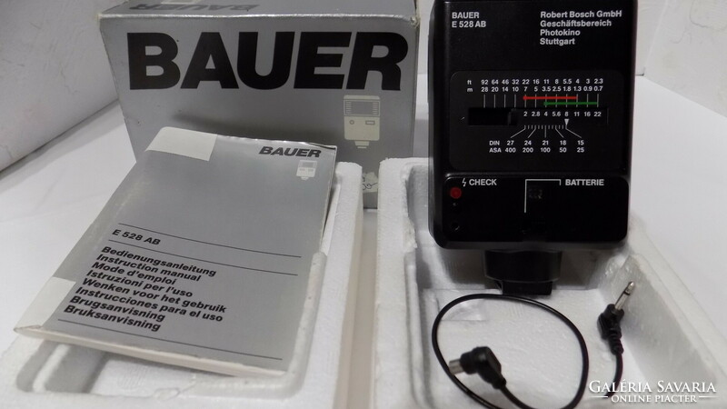 Bauer e 528 ab camera flash