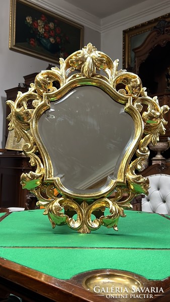 Restored antique Asta/wall Florentine mirror