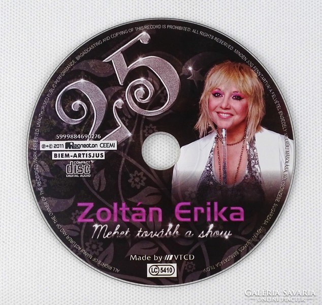 1R105 Dedikált Zoltán Erika cd
