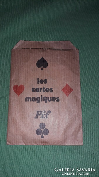 A PIF GADGET francia kultusz képregény/gyermek újság játék MELLÉKLETE bűvészkártya a képek szerint
