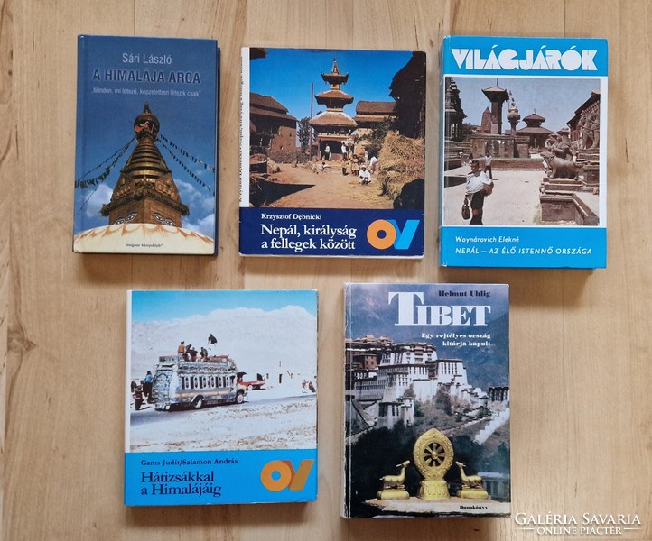 Nepál, Tibet, Himalája könyvcsomag, útikönyv