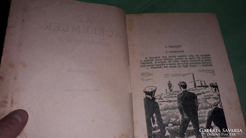 1938.Havas Zsigmond : Az acélember ifjúsági könyv Sebők Imre rajzai képek szerint TOLNAY 2.
