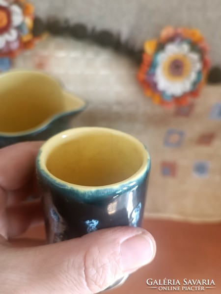 Craft ceramic drinking set