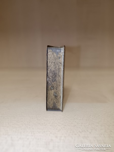 Silver-plated metal mini book box