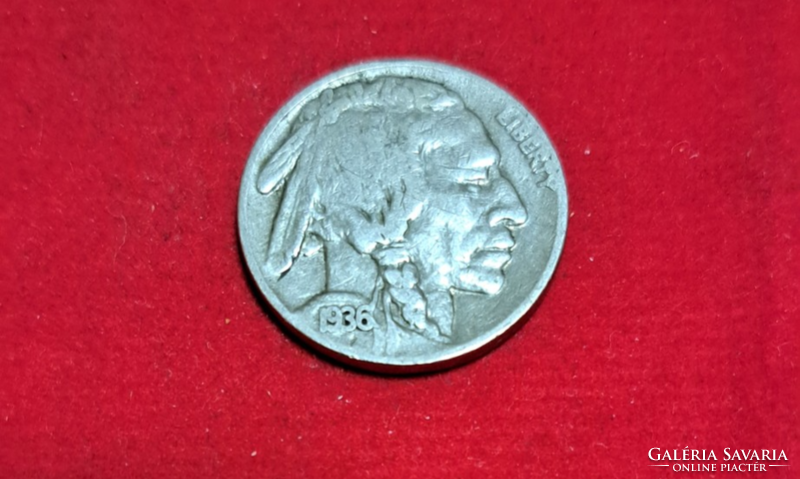 1936. Buffalo/Indian head nickel 5 cents usa (2018)