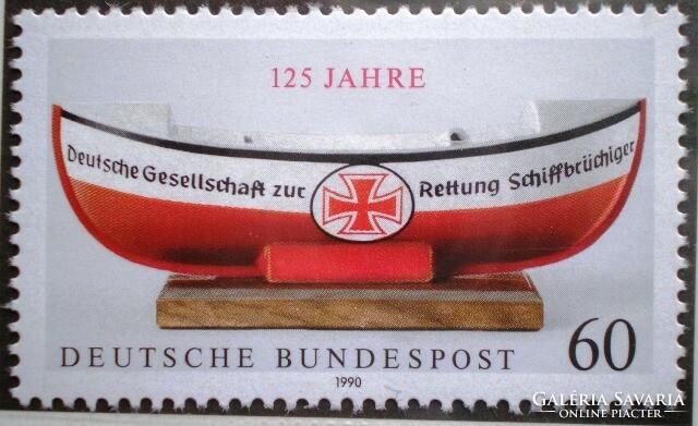 N1465 / Németország 1990 Német mentőcsónakszolgálat bélyeg postatiszta