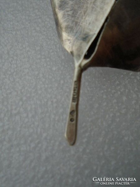 100% handmade Scandinavian master-marked larger silver brooch, marked