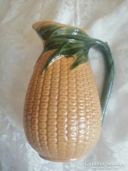 Corn ceramic jar