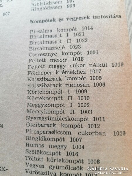 Komsa Anna:  Szakácskönyv  1967.