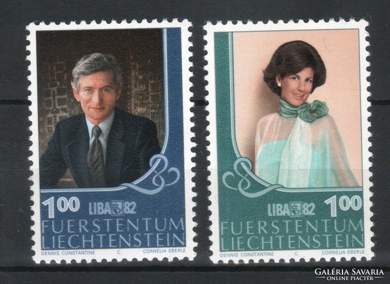 Liechtenstein 0441 mi 797-798 post office EUR 2.40