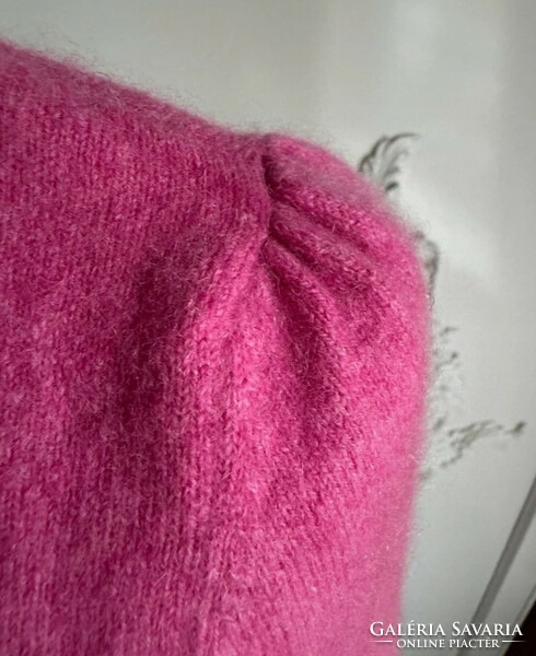 F&f 38 pink cashmere sweater, pink, 100% cashmere magenta