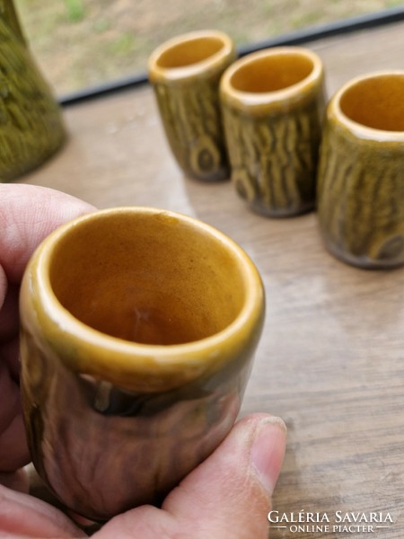 Fatrözs ceramic cup sets, brandy drinks, excellent