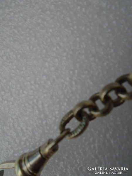 Danish, Viking-marked, antique specially made solid pocket watch chain