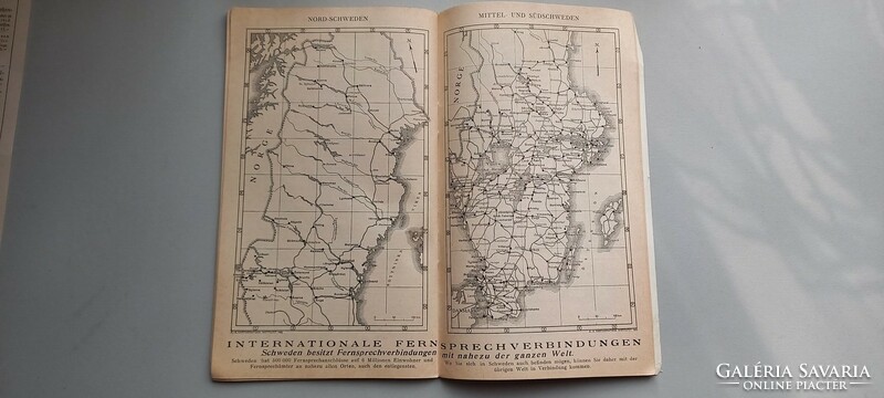 German-language travel guide to Sweden (1929)