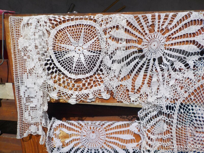 8 Pcs, defective crochet tablecloth