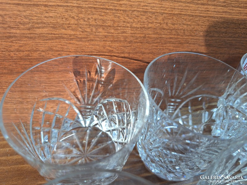 Crystal glasses, 7.5 high HUF 6900/ 6 pcs