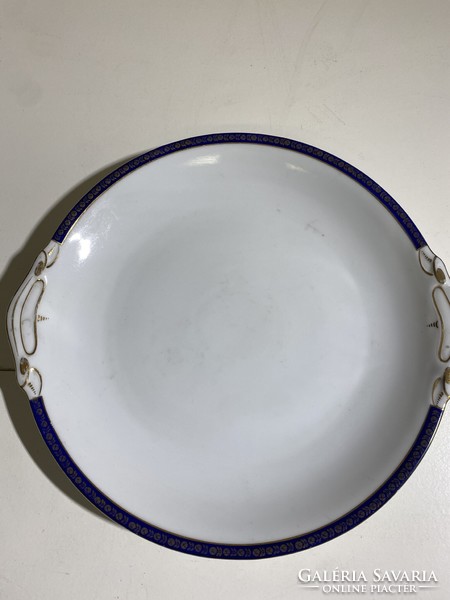Hüttl tivadar porcelain centerpiece, excellent, size 36 x 33 cm. 4828