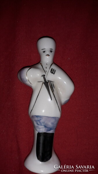 Gyönyörű antik CCCP kicsi 7 cm POLONNOE OROSZ RITKA porcelán figura KOZÁK a képek szerint