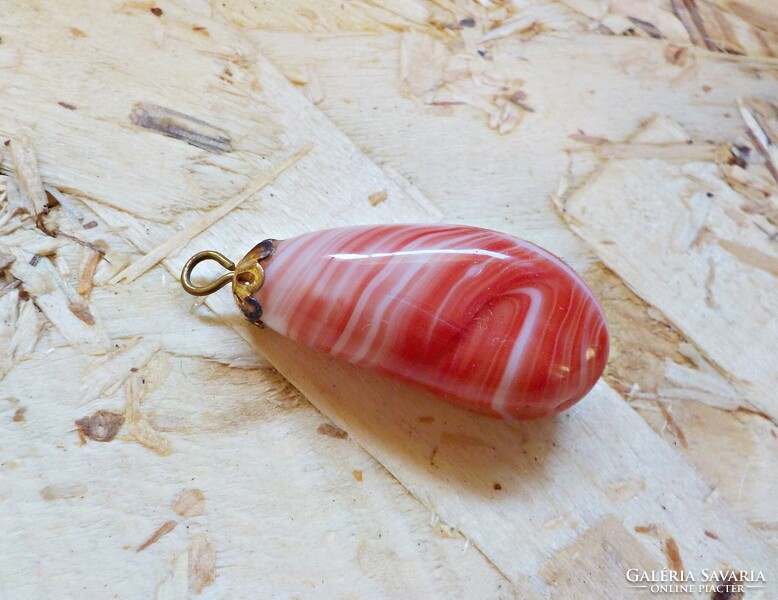 Old glass pendant