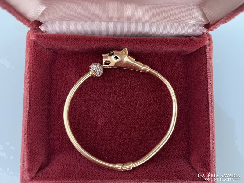 Women's panther gold bracelet