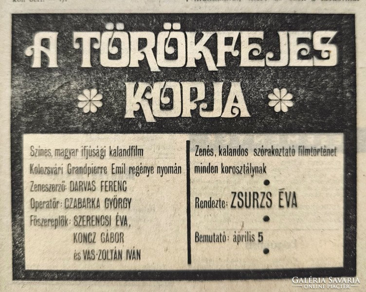 1974 May 28 / Hungarian newspaper / no.: 23191