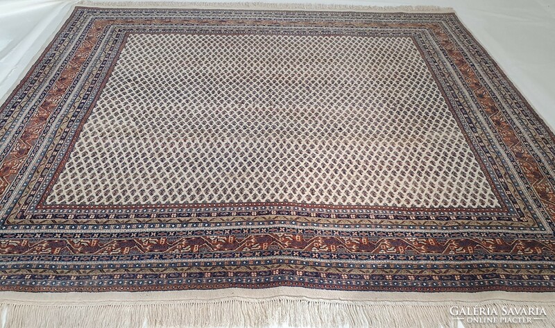 3337 Hindu mir square hand-knotted wool Persian carpet 275x275cm free courier