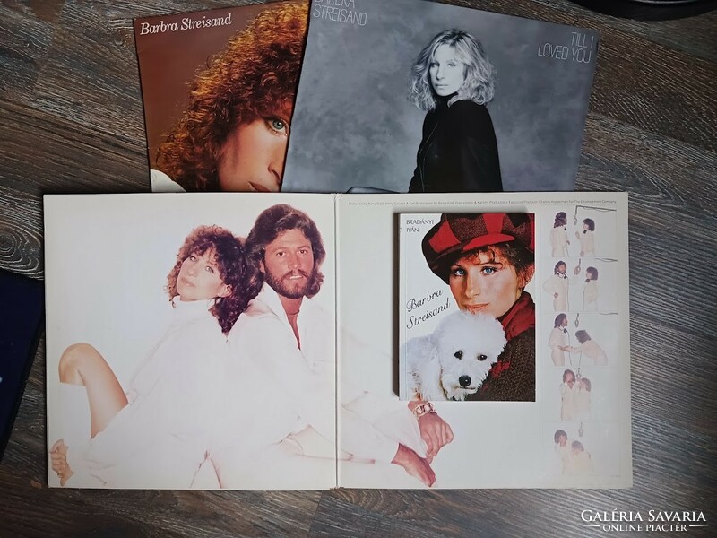 Barbra Streisand 3db nagylemez + életrajzi könyv