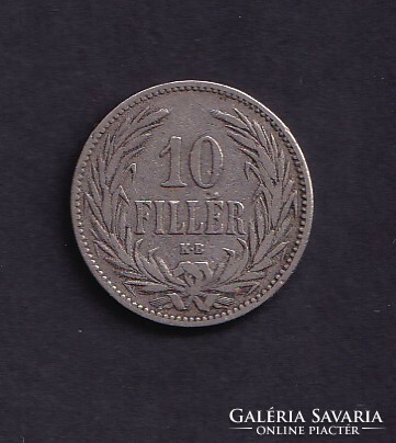 10 Filér 1893 approx.