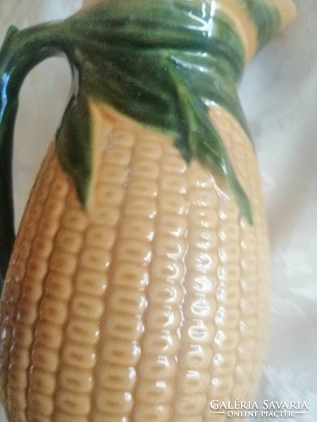 Corn ceramic jar