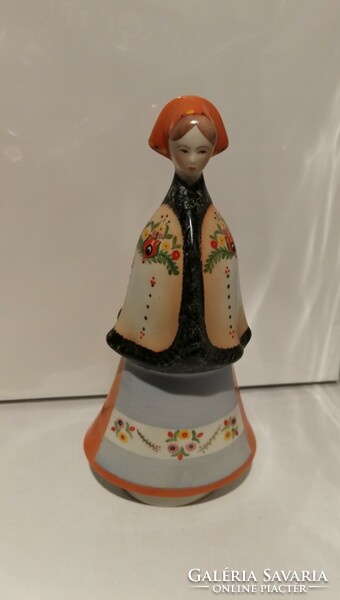 Aquincum porcelain woman in national costume!