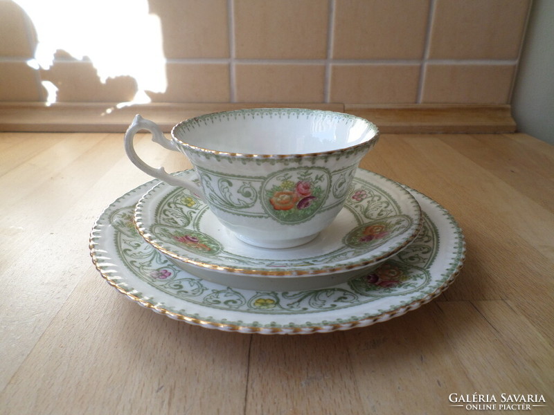 Old English porcelain cup set - piece