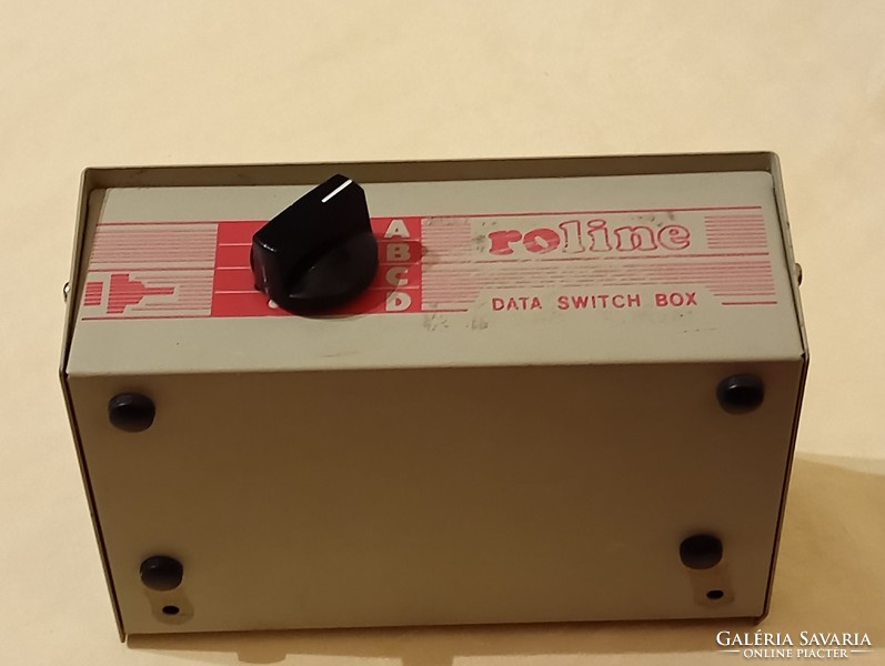 Manual data controller roline data switch box retro