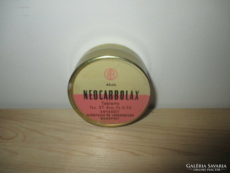 Pharmaceutical and formula factory Budapest neocarbolax tablet box
