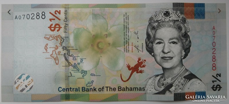 Bahamas 1/2 dollar 2019 ounces