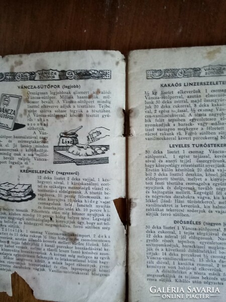 Váncza's treasured recipe book