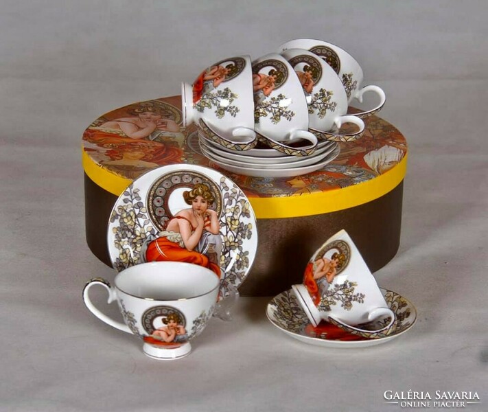 Mucha tea set (38456)