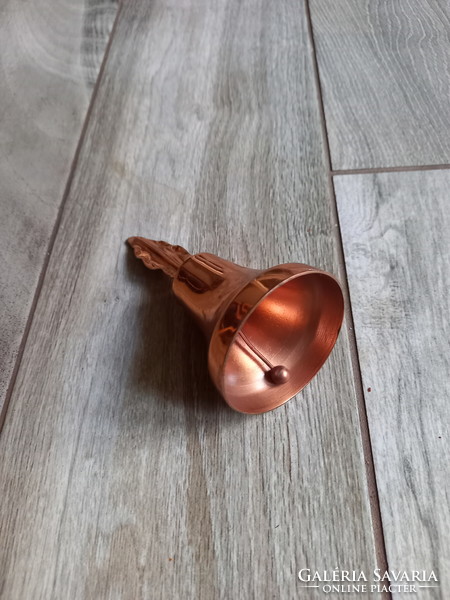 Elegant old copper bell (12x6 cm)