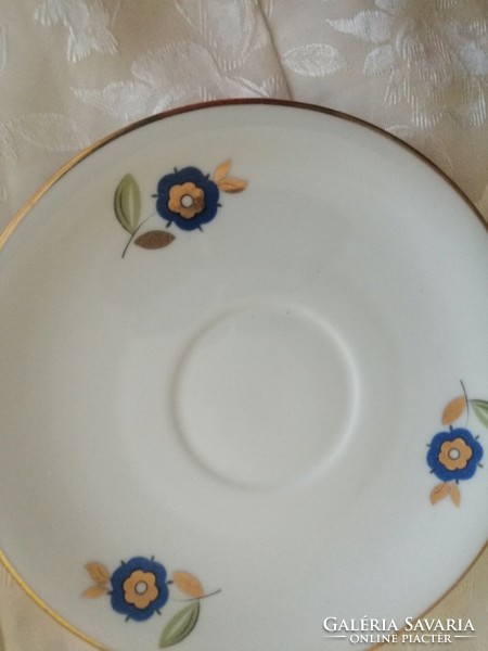 Seltman blue gold floral plate 14 cm collectors