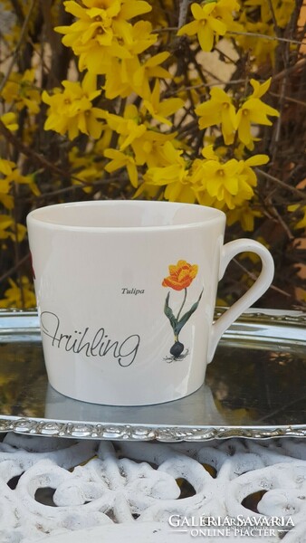 Spring seasonal tulip mug