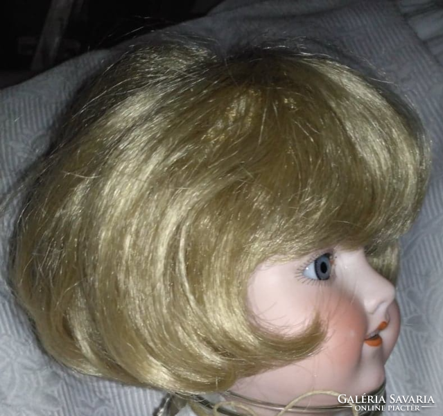Wig, old doll / blond /